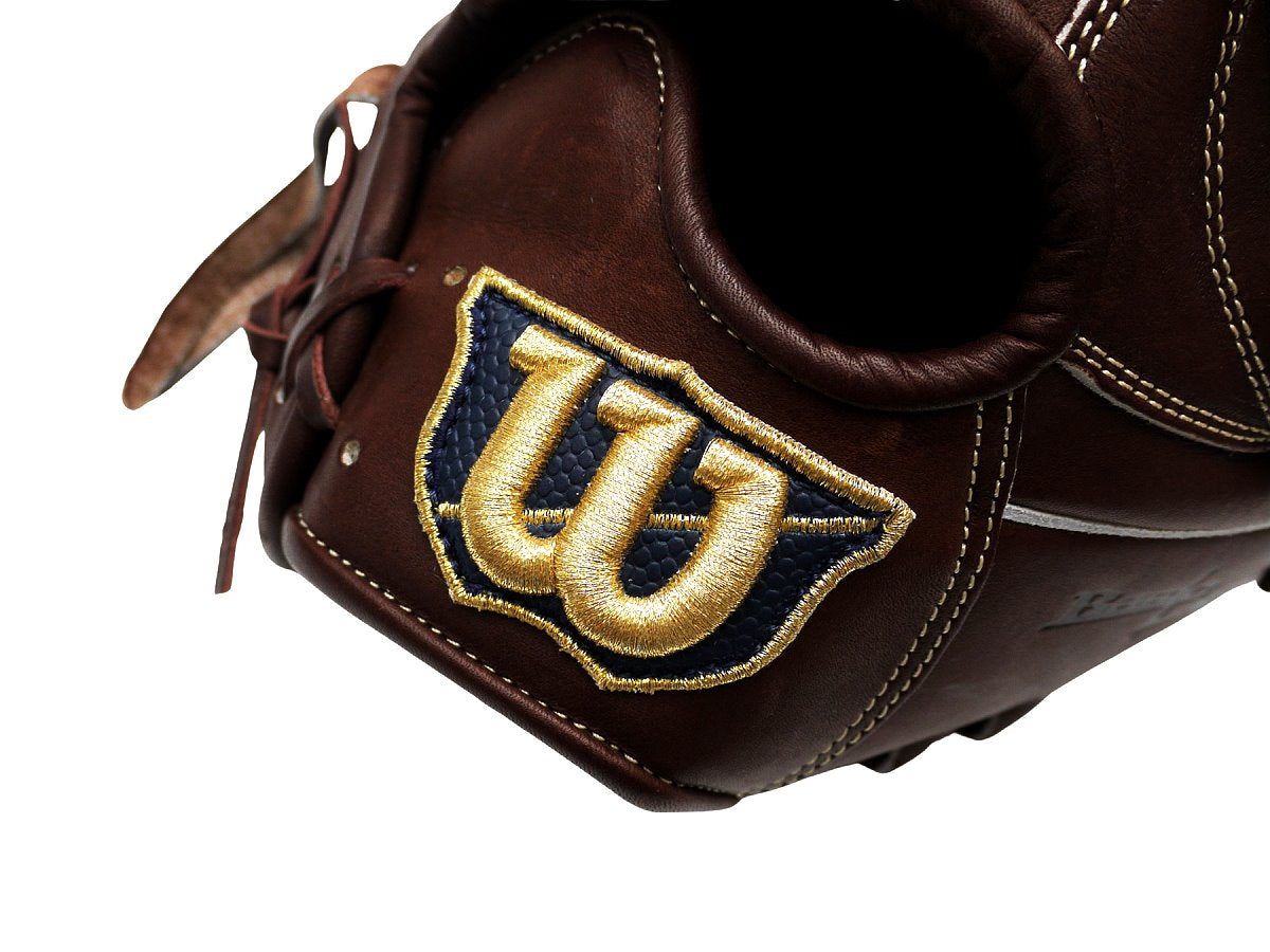 WILSON Staff Japan Basic Lab DUAL 12 inch Pitcher Glove - Dark Brown #8