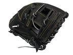 ZETT Pro Japan Steerhide 11.5 inch Infielder Glove - Black #2
