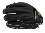ZETT Pro Japan Steerhide 11.5 inch Infielder Glove - Black #5