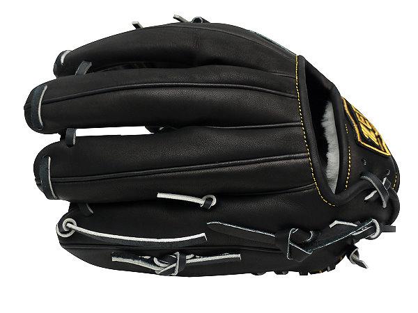 ZETT Pro Japan Steerhide 11.5 inch Infielder Glove - Black #5