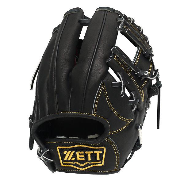 ZETT Pro Japan Steerhide 11.5 inch Infielder Glove - Black #6
