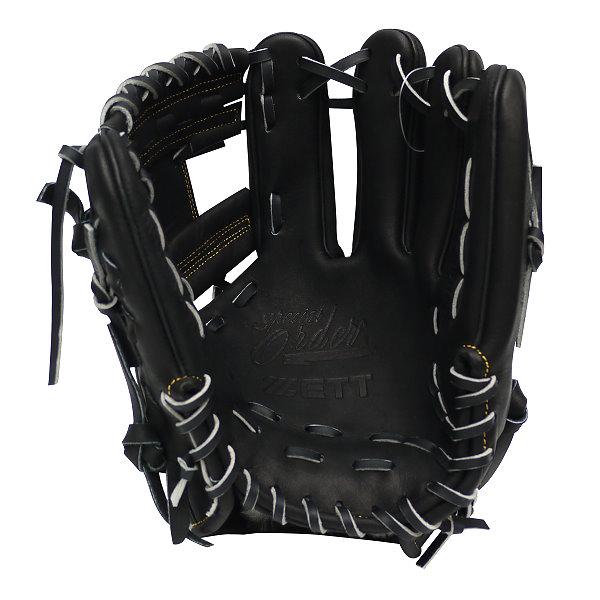 ZETT Pro Japan Steerhide 11.5 inch Infielder Glove - Black #7