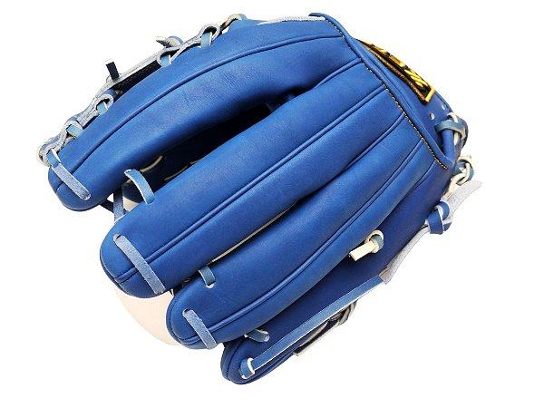 ZETT Pro Japan Steerhide 11.5 inch Infielder Glove - Royal #3