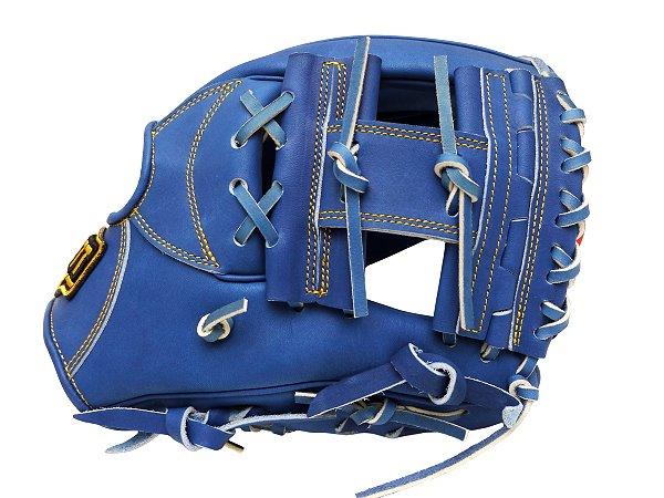 ZETT Pro Japan Steerhide 11.5 inch Infielder Glove - Royal #4