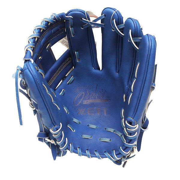 ZETT Pro Japan Steerhide 11.5 inch Infielder Glove - Royal #7