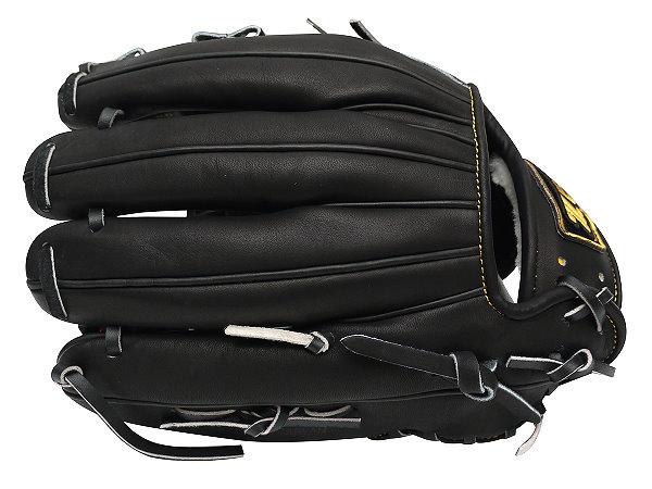 ZETT Pro Japan Steerhide 11.75 inch Infielder Glove - Black #5