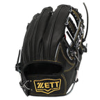 ZETT Pro Japan Steerhide 11.75 inch Infielder Glove - Black #6