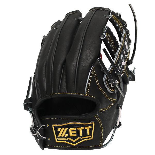 ZETT Pro Japan Steerhide 11.75 inch Infielder Glove - Black #6