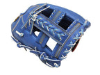 ZETT Pro Japan Steerhide 11.75 inch Infielder Glove - Royal #2