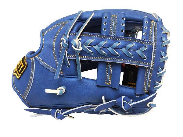 ZETT Pro Japan Steerhide 11.75 inch Infielder Glove - Royal #4