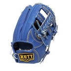 ZETT Pro Japan Steerhide 11.75 inch Infielder Glove - Royal #6