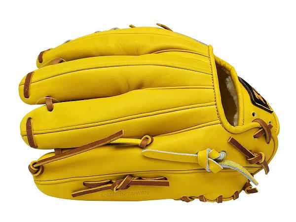 ZETT Pro Japan Steerhide 11.75 inch Infielder Glove - Yellow #5