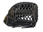 ZETT Pro Japan Steerhide 12.75 inch Outfielder Glove - Black #4