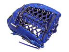 ZETT Pro Japan Steerhide 12.75 inch Outfielder Glove - Royal Blue #2