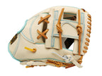 ZETT Pro Model Elite 11.5 inch Infielder Glove - Beige/Skyblue #4