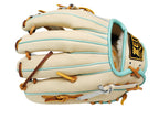 ZETT Pro Model Elite 11.5 inch Infielder Glove - Beige/Skyblue #5