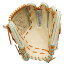 ZETT Pro Model Elite 11.75 inch Infielder Glove - Beige/Skyblue