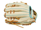 ZETT Pro Model Elite 12 inch Infielder Glove - Beige/Skyblue