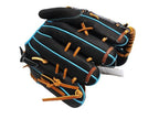 ZETT Pro Model Elite 12 inch Left Hand Throw Pitcher Glove - Black/Skyblue #3