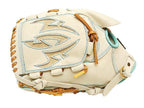 ZETT Pro Model Elite 12 inch Left Hand Throw Shintaro Fujinami Model Fastback Pitcher Glove - Beige/Skyblue #4