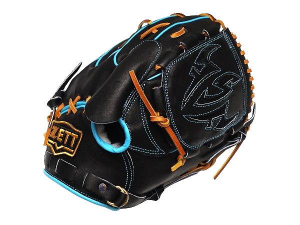 ZETT Pro Model Elite 12 inch Shintaro Fujinami Model Fastback Pitcher Glove - Black/Skyblue #1
