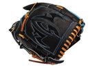 ZETT Pro Model Elite 12 inch Shintaro Fujinami Model Fastback Pitcher Glove - Black/Skyblue #2