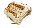 ZETT Pro Model Elite 12.75 inch Outfielder Glove - Beige/Skyblue #2