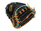 ZETT Pro Model - Elite Series 33" Catcher's Mitt - Black/Skyblue