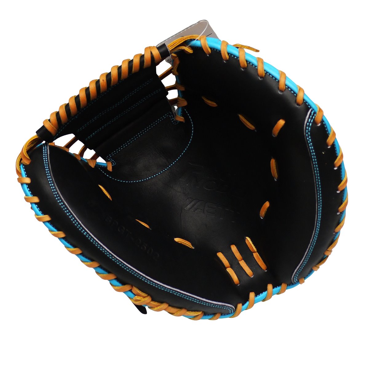 ZETT Pro Model - Elite Series 33" Catcher's Mitt - Black/Skyblue