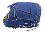 ZETT Pro Japan Steerhide 12 inch Pitcher Glove - Royal Blue #4