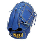 ZETT Pro Japan Steerhide 12 inch Pitcher Glove - Royal Blue #6