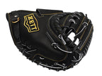 ZETT Pro Japan Steerhide 34 inch Catcher Mitt - Black #2