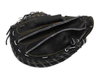 ZETT Pro Japan Steerhide 34 inch Catcher Mitt - Black #3