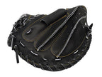ZETT Pro Japan Steerhide 34 inch Catcher Mitt - Black #5