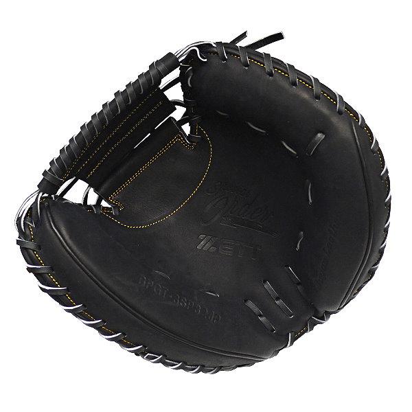 ZETT Pro Japan Steerhide 34 inch Catcher Mitt - Black #7