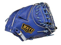 ZETT Pro Japan Steerhide 34 inch Catcher Mitt - Royal #1