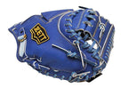 ZETT Pro Japan Steerhide 34 inch Catcher Mitt - Royal #2
