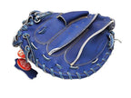 ZETT Pro Japan Steerhide 34 inch Catcher Mitt - Royal #5