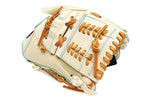 ZETT Pro Model Elite 12 inch Pitcher Glove - Beige/Skyblue #2