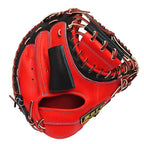ZETT Pro Model Elite 33 inch Open Back Catcher Mitt - Red/Black #6